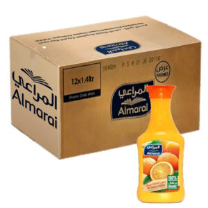 Almarai 100 Orange Juice With Pulp No Added Sugar