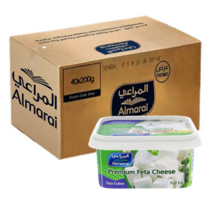 Almarai Premium Feta Cheese Feta Cubes Full Fat Tub
