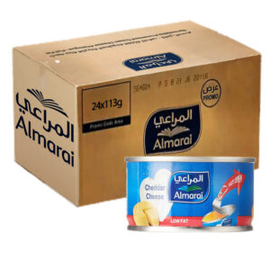 Almarai Processed Cheddar Cheese Low Fat Tin