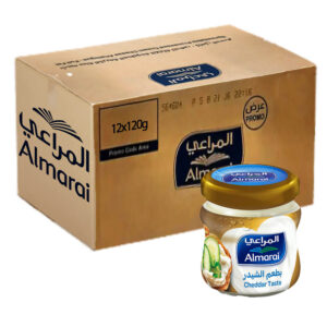 Almarai Spreadable Cheddar Cheese Jar Gold