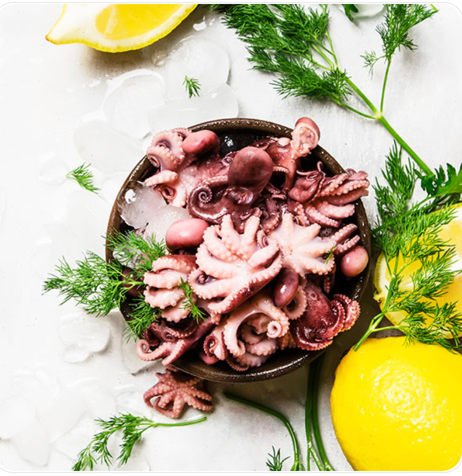 Baby Octopus Whole Cleaned