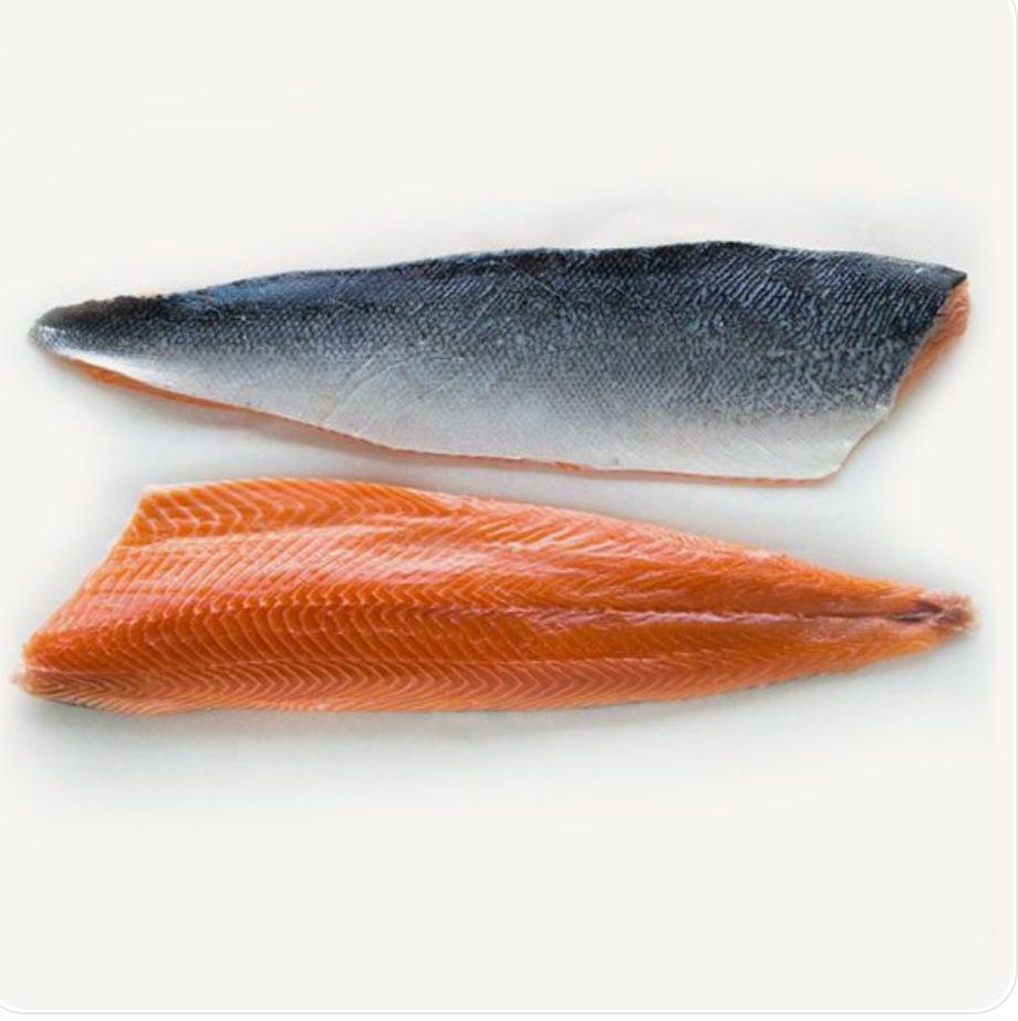 Frozen Salmon Fillet Skin On