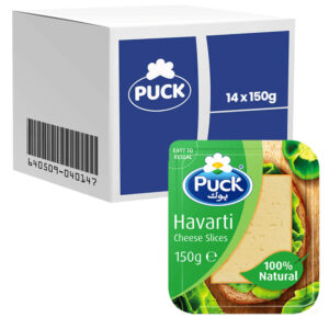 Puck Havarti Cheese Slices