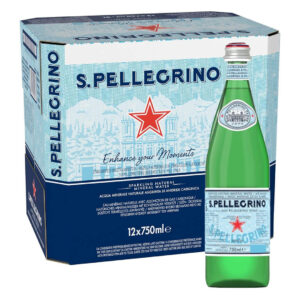 San Pellegrino Natural Sparkling Water Glass