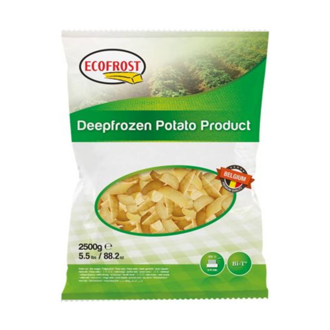 POTATO WEDGES 4X 2.5 K.G - ECOFROST